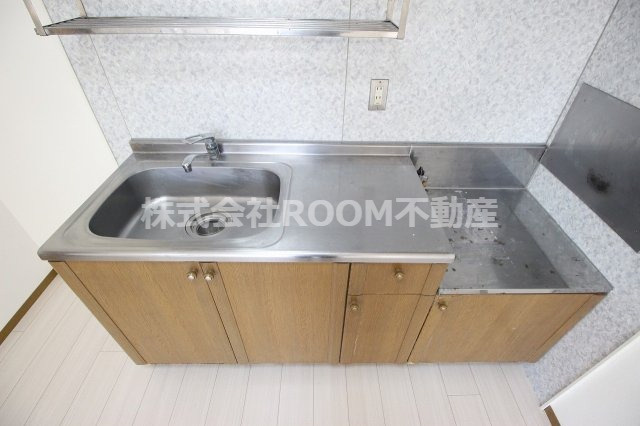 平江マンションライガのキッチン|コンパクトなキッチンで掃除もラクラク