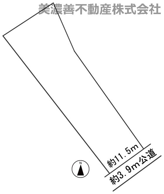 ４４１４３　岐阜市北一色土地の区画図