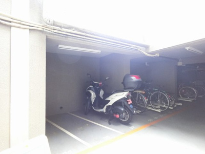 【その他共用部分】 | 中馬込オリエントコート | 駐輪場・バイク置場です。