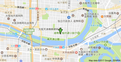 【地図】 | プレサンス天満橋アンジェ