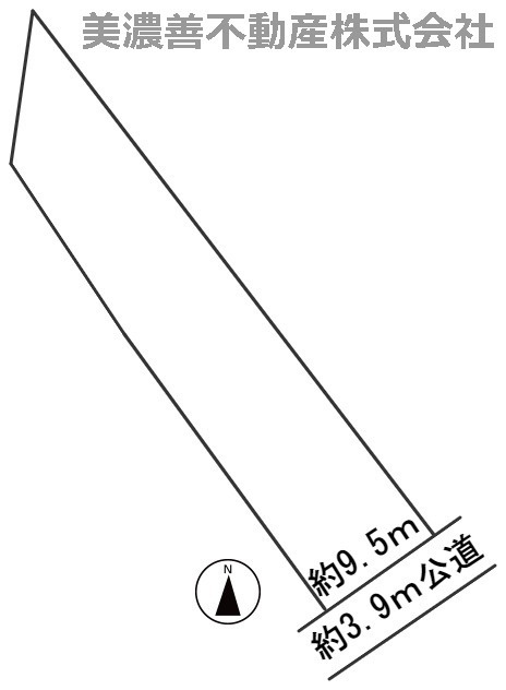 ５８５５４　岐阜市北一色土地の区画図