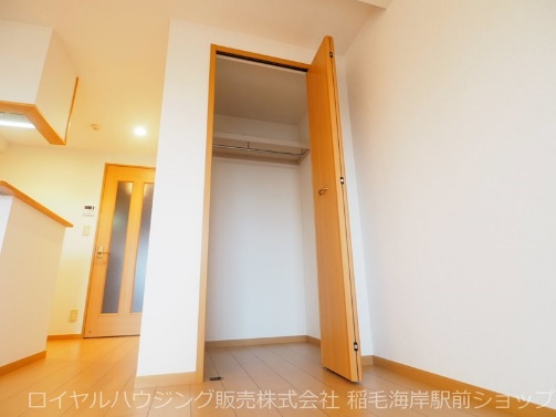 大容量のクローゼットです。