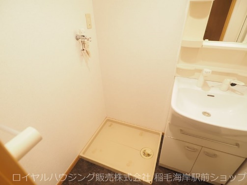 室内洗濯機置き場です。