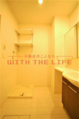 フロレゾン【10，000円キャッシュバック対象物件】の洗面所|コンパクトで使いやすい洗面所