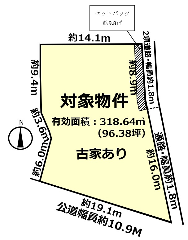 岡崎市門前町 土地の画像