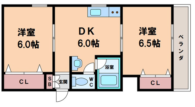 【間取り】 | グランドオーク参番館