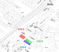 【地図】 | 315-6が2号地です