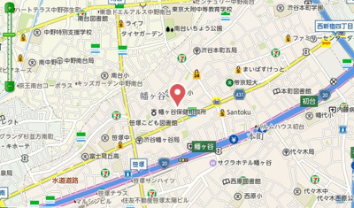 【地図】 | 幡ヶ谷3丁目戸建 | コムハウジングにおまかせください！０３－３３７６－４６９４