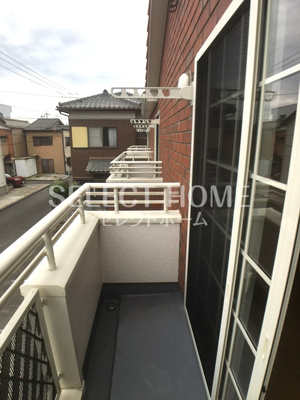 【バルコニー】 | メゾーネ宗 | 落ち着いた時間を過ごせるバルコニーです