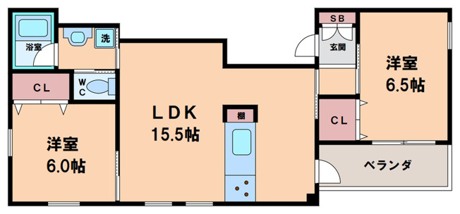 【間取り】 | アミティエ帝塚山