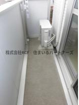 SekutoB棟のバルコニー|広々としたバルコニーです