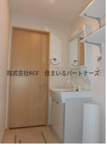 SekutoB棟の洗面所|忙しい朝には欠かせない洗面所です