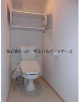 SekutoB棟のトイレ|ゆったりとした空間のトイレです
