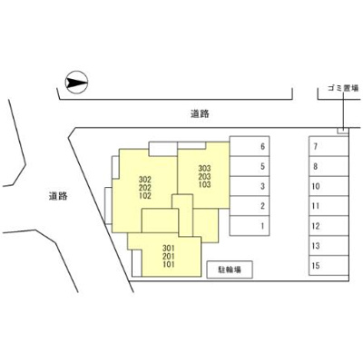 【区画図】 | Montagne東高松