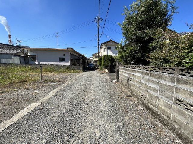 日置町土地の前面道路含む現地写真