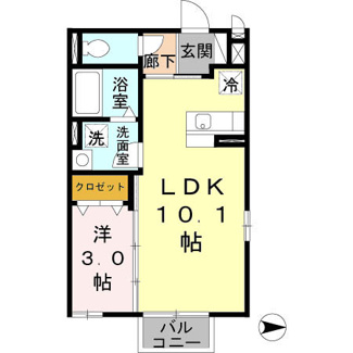 【間取り】 | ヒルズ　羽衣