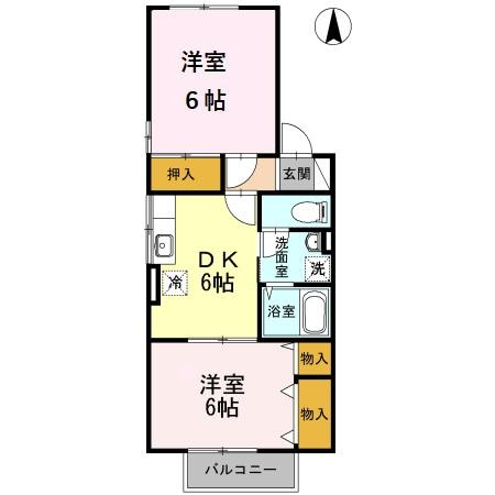 【間取り】 | セジュール飯村北