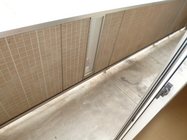 ソレアードⅡのバルコニー