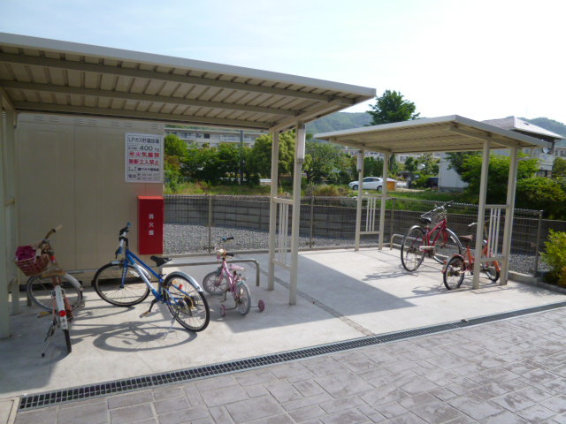 倉敷市広江５丁目のアパートのその他共用部分|駐輪場