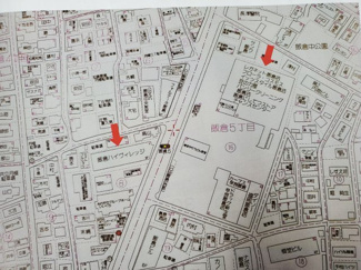 【地図】 | スーパー、ドラッグストア、100均まで徒歩ですぐに行けます！毎日のお買い物に便利な立地です♪