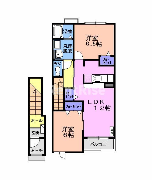 ルルーディアＡの間取り|間取図