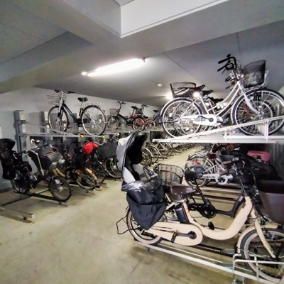 【駐車場】 | ハイネスプリモール城東 | 駐輪場です。空き要確認