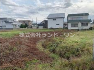 【前面道路含む現地写真】 | 青森市浪岡若松 | 浪岡若松に約897坪の売地です