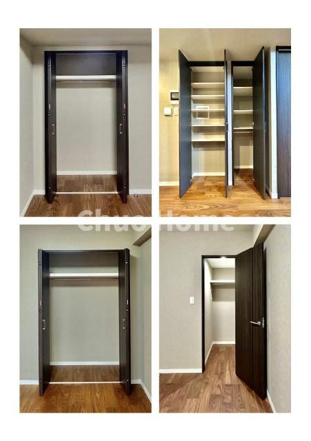 クレアシティ小岩の収納|居室にはクローゼットを完備し、自由度の高い家具の配置が叶うシンプルな空間です。お子様の成長と必要になる子供部屋を与えるにはぴったりの間取りですね。