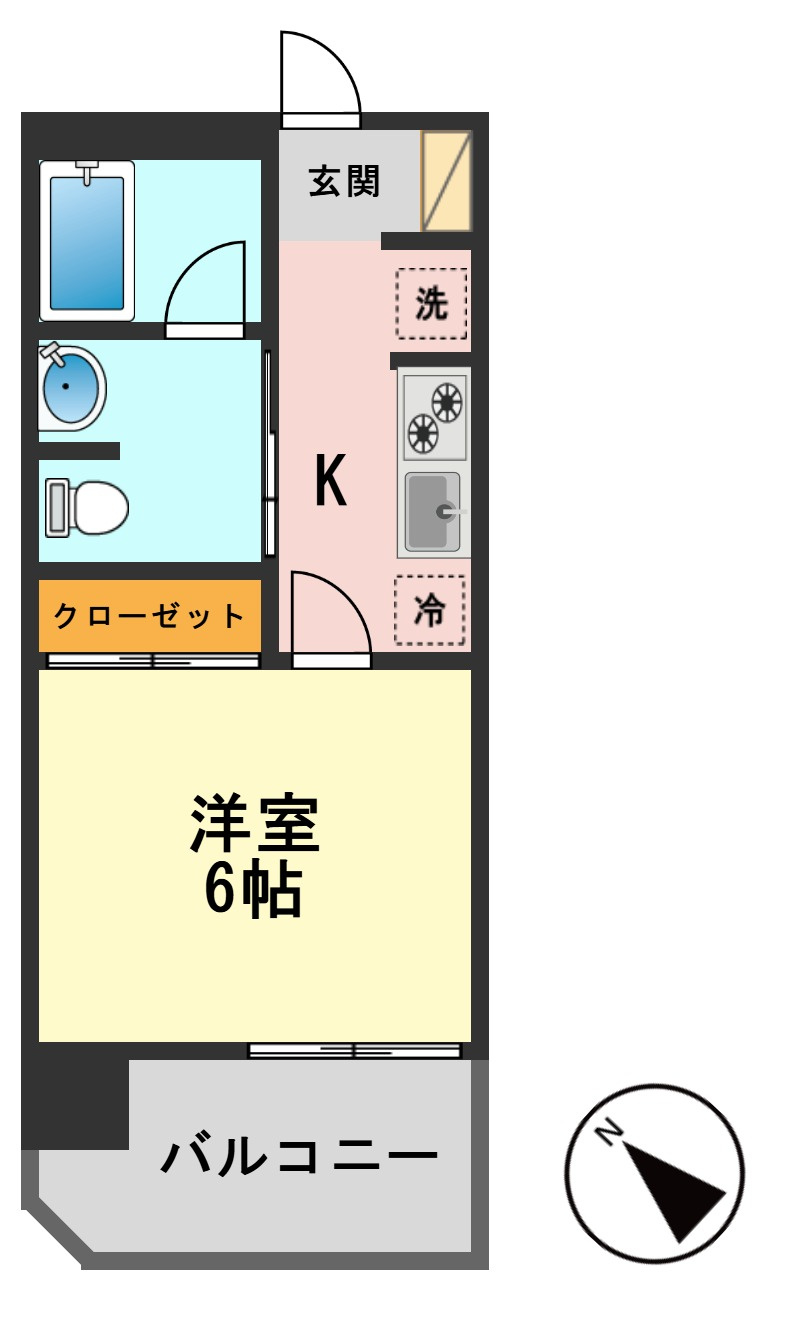 グランヴァンプレミアム新小岩の間取り