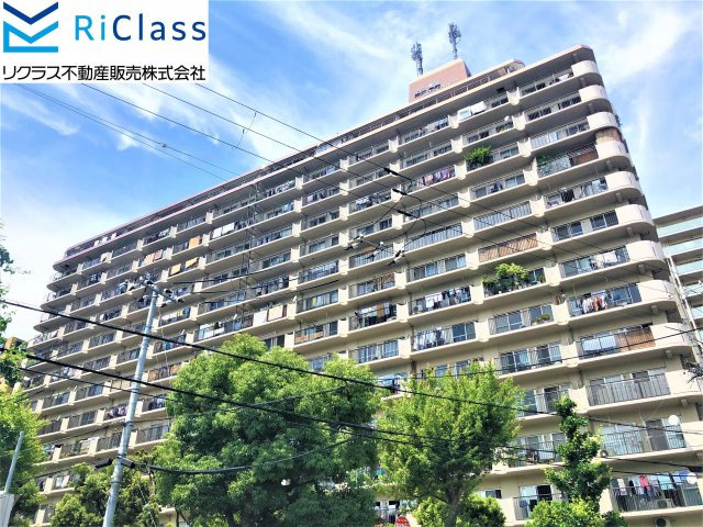 神戸湊町スカイハイツの外観|外観は落ち着いています