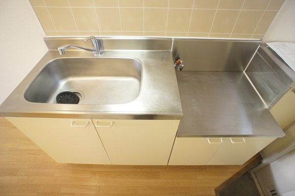 ハウスクリヤマＢ棟のキッチン|キッチン周り