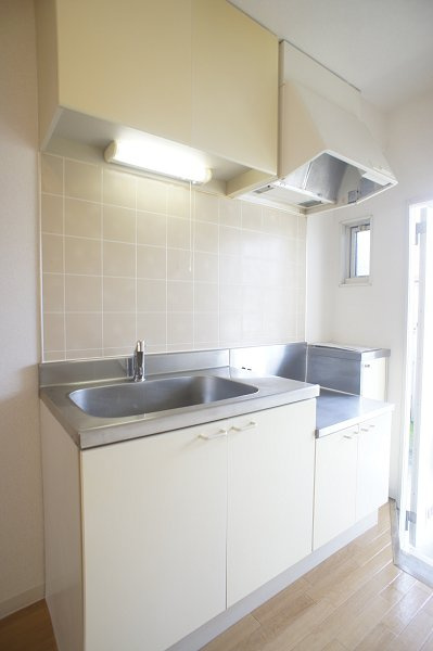 ハウスクリヤマＢ棟のキッチン