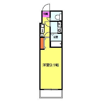 リンクスクエア船橋の間取り|広々とした洋室☆
