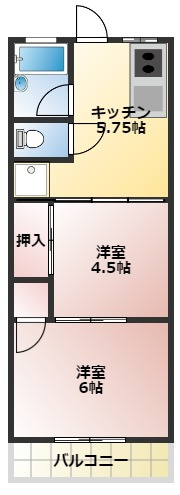 【間取り】 | 瀧宮ハイツ