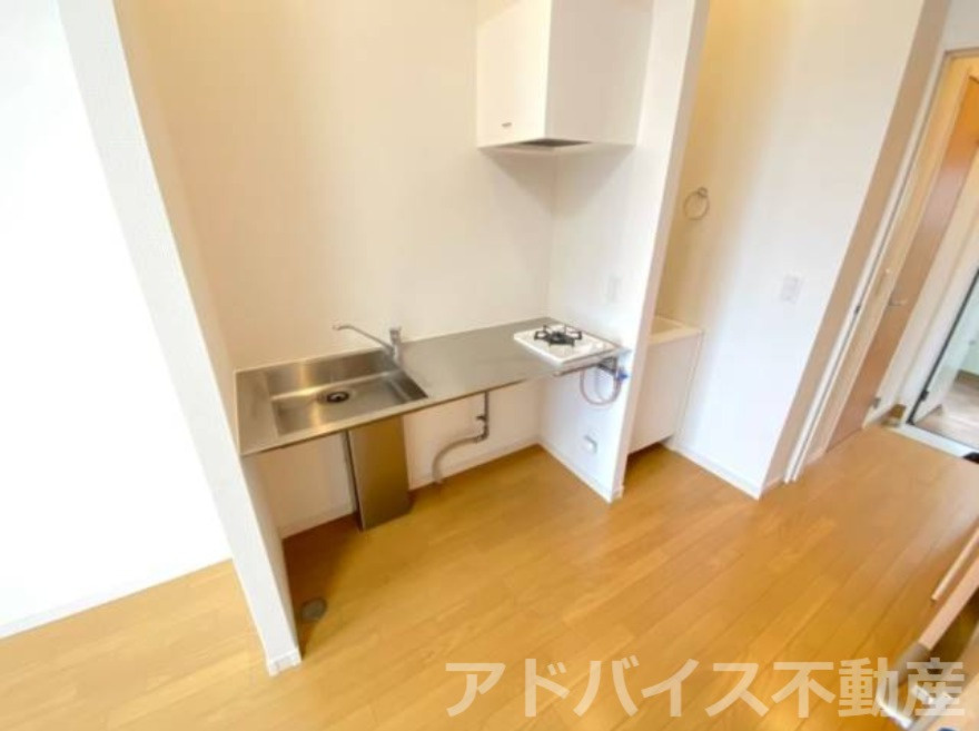 柳川市三橋町下百町の賃貸マンションのキッチン