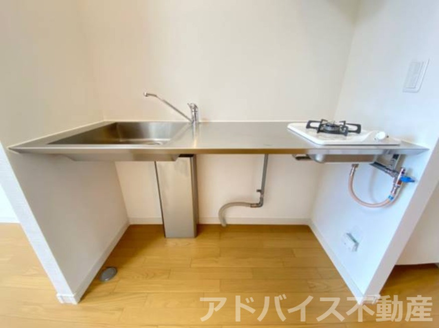 柳川市三橋町下百町の賃貸マンションのキッチン