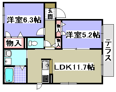 メゾン石川　の間取り