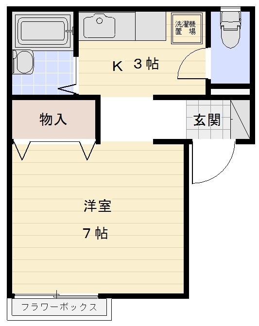 コーポＳＧの間取り
