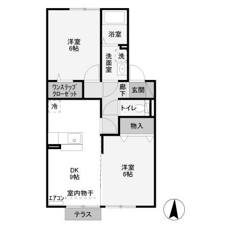 【間取り】 | ファミールK・SⅡ
