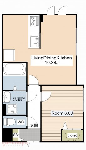 【間取り】 | イムーブル　ド　コリーヌ