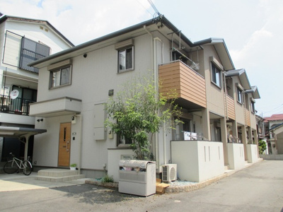 【外観】 | サニーメゾン | 2階建ての綺麗な建物です。