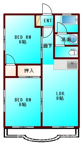 【間取り】 | 北畑マンション