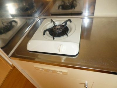 【キッチン】 | ラ・ポルト | 1口ガスコンロ