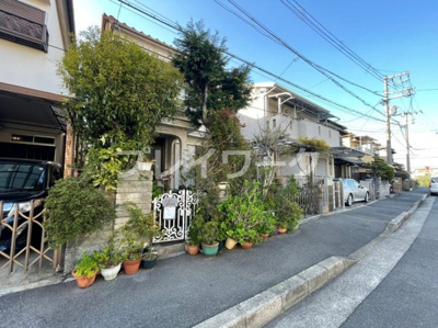 【前面道路含む現地写真】 | 福泉小・建築条件なし・南東向き・区画整理地内・堺市西区草部 | 解体してきれいになります(^^)/更地渡しです!(^^)!