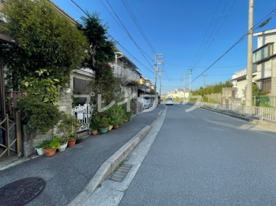 【前面道路含む現地写真】 | 福泉小・建築条件なし・南東向き・区画整理地内・堺市西区草部 | 解体してきれいになります(^^)/更地渡しです!(^^)!