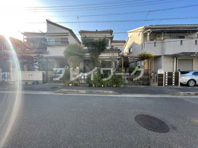 【前面道路含む現地写真】 | 福泉小・建築条件なし・南東向き・区画整理地内・堺市西区草部 | 解体してきれいになります(^^)/更地渡しです!(^^)!