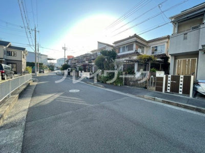 【外観】 | 福泉小・建築条件なし・南東向き・区画整理地内・堺市西区草部 | 外はこのようになっています