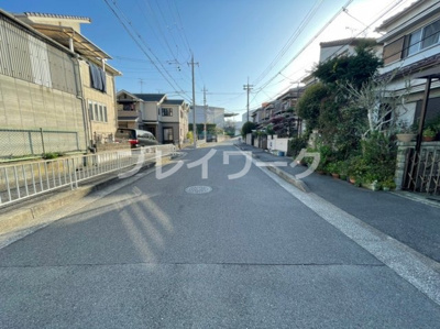 【前面道路含む現地写真】 | 福泉小・建築条件なし・南東向き・区画整理地内・堺市西区草部 | 解体してきれいになります(^^)/更地渡しです!(^^)!
