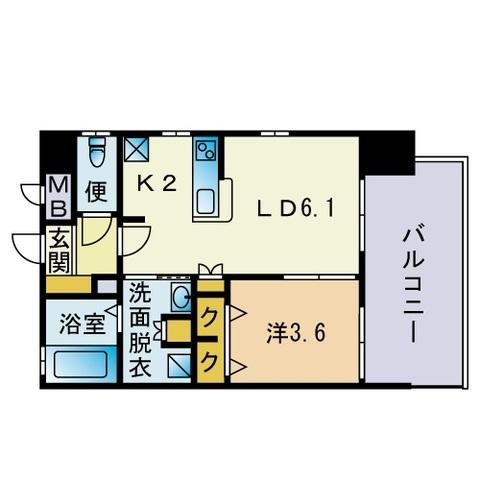 【間取り】 | モントーレ博多クラシックコート