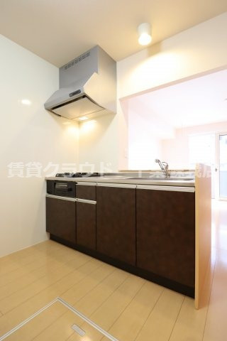 プランドール樹のキッチン|シックな色合いのおしゃれなキッチン♪